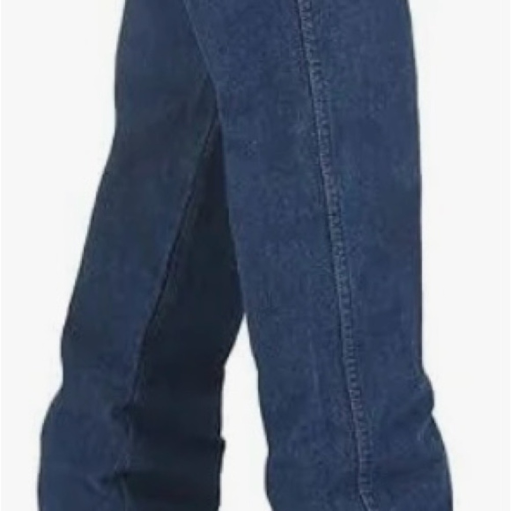 Wrangler flame resistant Jeans NEW Size 34x32 Regular Fit Men’s Dark wash Denim - Picture 2 of 9